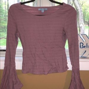 Long sleeve flare top